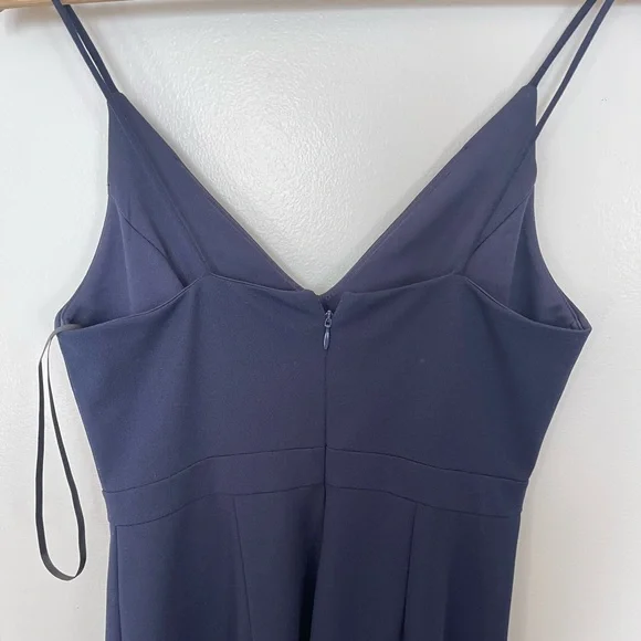 BHLDN Navy Dress - 6 - Picture 4 of 5